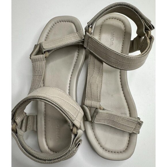 Vince Carver Leather Platform Sports Sandal Size 8.5 M - Picture 11 of 12